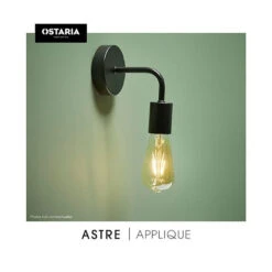 Applique En Métal Noir Astre Ostaria -ATMOSPHERA || Intex || Demeyere Soldes applique en metal noir astre ostaria 2