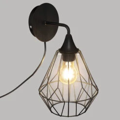 Applique En Métal Noir Flave Atmosphera 6 Applique En Métal Noir Flave Atmosphera -ATMOSPHERA || Intex || Demeyere Soldes applique en metal noir flave atmosphera 1