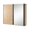 Armoire 2 Portes Grand Modèle Avec Miroir Nantes -ATMOSPHERA || Intex || Demeyere Soldes armoire 2 portes grand modele avec miroir nantes