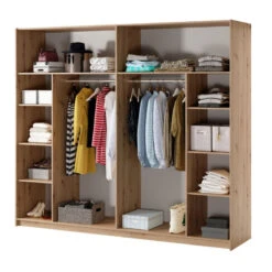 Armoire 2 Portes Grand Modèle Avec Miroir Nantes -ATMOSPHERA || Intex || Demeyere Soldes armoire 2 portes grand modele avec miroir nantes 2