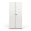 Demeyere Armoire 2 Portes Penderie + Lingère Izzy Blanc Et Bois -ATMOSPHERA || Intex || Demeyere Soldes armoire 2 portes penderie lingere izzy blanc bois