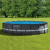 Bâche à Bulles Ronde Pour Piscines D. 5,49 M Intex -ATMOSPHERA || Intex || Demeyere Soldes bache a bulles ronde pour piscines d 549 m intex