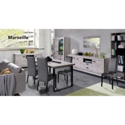 Bahut 3 Portes 2 Tiroirs Marseille -ATMOSPHERA || Intex || Demeyere Soldes bahut 3 portes 2 tiroirs marseille 3