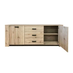 Bahut 3 Tiroirs 2 Portes Olivier -ATMOSPHERA || Intex || Demeyere Soldes bahut 3 tiroirs 2 portes olivier 2