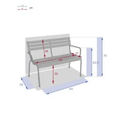 Banc Extérieur Greensboro Vert Olive Hespéride 7 Banc Extérieur Greensboro Vert Olive Hespéride -ATMOSPHERA || Intex || Demeyere Soldes banc exterieur greensboro vert olive hesperide 2