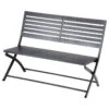 Banc Pliant Olbia Noir Graphite Hespéride -ATMOSPHERA || Intex || Demeyere Soldes banc pliant olbia noir graphite hesperide