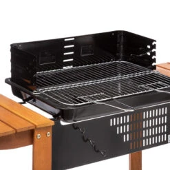 Barbecue à Charbon Neka Azur Bois 53x38 Cm -ATMOSPHERA || Intex || Demeyere Soldes barbecue a charbon neka azur bois 55 cm 3