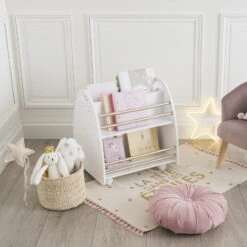 Bibliothèque Enfant Roulettes Doré Atmosphera -ATMOSPHERA || Intex || Demeyere Soldes bibliotheque enfant roulettes dore atmosphera 3