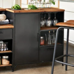 Buffet 1 Porte 3 Niches Cierna Atmosphera -ATMOSPHERA || Intex || Demeyere Soldes buffet 1 porte 3 niches cierna atmosphera 1