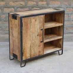 Buffet 1 Porte 3 Niches Manguier -ATMOSPHERA || Intex || Demeyere Soldes buffet 1 porte 4 niches manguier 2