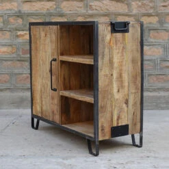 Buffet 1 Porte 3 Niches Manguier -ATMOSPHERA || Intex || Demeyere Soldes buffet 1 porte 4 niches manguier 3