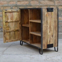 Buffet 1 Porte 3 Niches Manguier -ATMOSPHERA || Intex || Demeyere Soldes buffet 1 porte 4 niches manguier 4