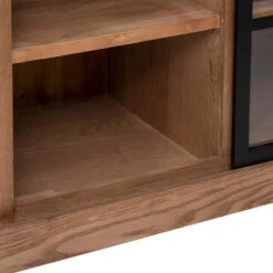 Buffet 1 Porte Vitrée 2 Tiroirs Danik Bois Atmosphera 13 Buffet 1 Porte Vitrée 2 Tiroirs Danik Bois Atmosphera -ATMOSPHERA || Intex || Demeyere Soldes buffet 1 porte vitree 2 tiroirs danik bois atmosphera 4