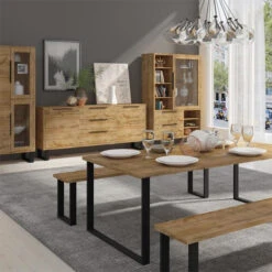 Buffet 2 Portes + 3 Tiroirs Halle -ATMOSPHERA || Intex || Demeyere Soldes buffet 2 portes 3 tiroirs halle 1