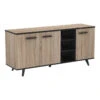 Demeyere Buffet Bas Bruce 3 Portes 3 Niches -ATMOSPHERA || Intex || Demeyere Soldes buffet bas bruce 3 portes 3 niches