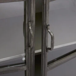 Buffet Broc 2 Portes Métal Noir Atmosphera -ATMOSPHERA || Intex || Demeyere Soldes buffet broc 2 portes metal noir atmosphera 3