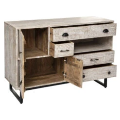 Buffet En Bois De Manguier Ajay Atmosphera 11 Buffet En Bois De Manguier Ajay Atmosphera -ATMOSPHERA || Intex || Demeyere Soldes buffet en bois de manguier ajay atmosphera 2