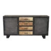 Buffet Métal Et Bois Jodhpur 2 Portes 4 Tiroirs -ATMOSPHERA || Intex || Demeyere Soldes buffet metal et bois jodhpur 2 portes 4 tiroirs