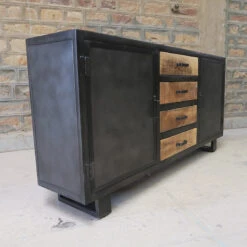 Buffet Métal Et Bois Jodhpur 2 Portes 4 Tiroirs 8 Buffet Métal Et Bois Jodhpur 2 Portes 4 Tiroirs -ATMOSPHERA || Intex || Demeyere Soldes buffet metal et bois jodhpur 2 portes 4 tiroirs 2