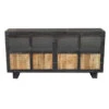 Buffet Métal Et Bois Jodhpur 4 Portes -ATMOSPHERA || Intex || Demeyere Soldes buffet metal et bois jodhpur 4 portes