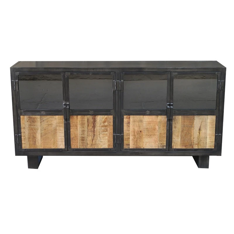 Buffet Métal Et Bois Jodhpur 4 Portes 3 Buffet Métal Et Bois Jodhpur 4 Portes