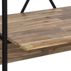 Bureau 2 étagères Edena Bois Et Métal Atmosphera -ATMOSPHERA || Intex || Demeyere Soldes bureau 2 etageres edena bois et metal atmosphera 1