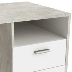 Demeyere Bureau Détroit Béton 1 Porte + 1 Niche + 1 Tiroir 13 Demeyere Bureau Détroit Béton 1 Porte + 1 Niche + 1 Tiroir -ATMOSPHERA || Intex || Demeyere Soldes bureau detroit blanc beton 1 porte 1 niche 1 tiroir 5