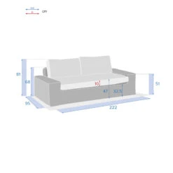 Canapé De Salon De Jardin Savinia Coloris Tahini Hespéride -ATMOSPHERA || Intex || Demeyere Soldes canape de salon de jardin savinia coloris tahini hesperide 3