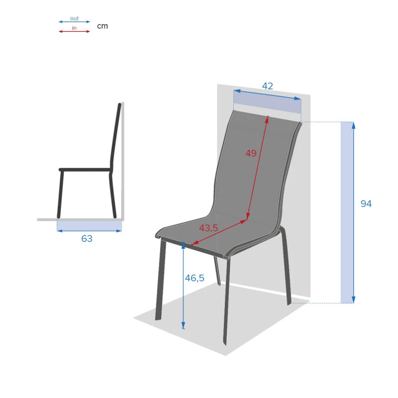 Chaise Empilable Axant Wengé Et Praline Hespéride 5 Chaise Empilable Axant Wengé Et Praline Hespéride – Image 3