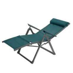 Chaise Longue Decima Hespéride Bleu Canard/graphite -ATMOSPHERA || Intex || Demeyere Soldes chaise longue decima hesperide bleu canard 1 3