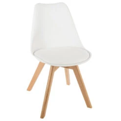 Chaise Salle Manger Baya Blanc Atmosphera