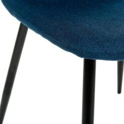 Chaise Tissu Et Métal Tyka Bleu Atmosphera -ATMOSPHERA || Intex || Demeyere Soldes chaise tissu et metal tyka bleu atmosphera 2