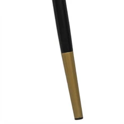 Chaise Velours Noir Pieds Gold Tyka Atmosphera -ATMOSPHERA || Intex || Demeyere Soldes chaise velours noir gold tyka atmosphera 2