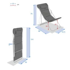 Chilienne Bilbao Coloris Gris Ardoise Neka -ATMOSPHERA || Intex || Demeyere Soldes chilienne bilbao coloris gris ardoise hesperide 1 3
