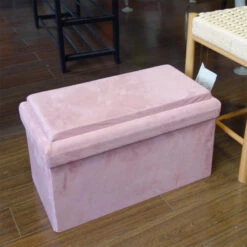 Coffre Banc Pliable Rose Compatible Briques -ATMOSPHERA || Intex || Demeyere Soldes coffre banc pliable rose compatible briques 5