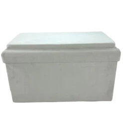 Coffre Blanc Pliable Gris Compatible Briques 12 Coffre Blanc Pliable Gris Compatible Briques -ATMOSPHERA || Intex || Demeyere Soldes coffre blanc pliable gris compatible briques 1 3