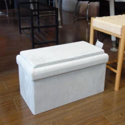 Coffre Blanc Pliable Gris Compatible Briques 15 Coffre Blanc Pliable Gris Compatible Briques -ATMOSPHERA || Intex || Demeyere Soldes coffre blanc pliable gris compatible briques 1 6