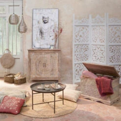 Coffre Chambre Shirel En Bois Blanchi Atmosphera -ATMOSPHERA || Intex || Demeyere Soldes coffre chambre shirel en bois blanchi atmosphera 3