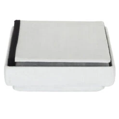 Coffre Pouf Pliable Gris Compatible Briques -ATMOSPHERA || Intex || Demeyere Soldes coffre pouf pliable gris compatible briques 4