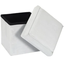 Coffre Pouf Pliable Gris Compatible Briques -ATMOSPHERA || Intex || Demeyere Soldes coffre pouf pliable gris compatible briques 6