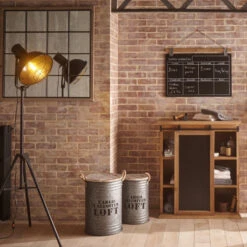 Coffres Bidons Gris Loft - Lot De 3 - Atmosphera 9 Coffres Bidons Gris Loft - Lot De 3 - Atmosphera -ATMOSPHERA || Intex || Demeyere Soldes coffres bidons gris loft lot 3 atmosphera 2