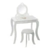 Coiffeuse Avec Tabouret Enfant Blanc Atmosphera -ATMOSPHERA || Intex || Demeyere Soldes coiffeuse avec tabouret pour enfant blanche
