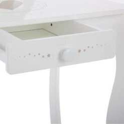 Coiffeuse Avec Tabouret Enfant Blanc Atmosphera -ATMOSPHERA || Intex || Demeyere Soldes coiffeuse avec tabouret pour enfant blanche 6