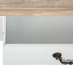 Coiffeuse Blanche 3 Tiroirs Chrysa Atmosphera -ATMOSPHERA || Intex || Demeyere Soldes coiffeuse blanche 3 tiroirs chrysa atmosphera 4