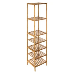 Colonne 7 Niveaux Salle Bain Varia Naturel Bambou -ATMOSPHERA || Intex || Demeyere Soldes colonne 7 niveaux salle bain varia naturel bambou 2