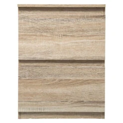 Chevet 2 Tiroirs 38 Cm Dolo Naturel 5five -ATMOSPHERA || Intex || Demeyere Soldes commode 2 tiroirs 38 cm naturel 5five 2