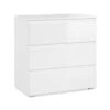 Commode 3 Tiroirs Capetown Blanc -ATMOSPHERA || Intex || Demeyere Soldes commode 3 tiroirs capetown blanc