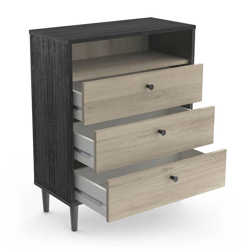 Demeyere Commode 3 Tiroirs Industriel Arty 6 Demeyere Commode 3 Tiroirs Industriel Arty – Image 4