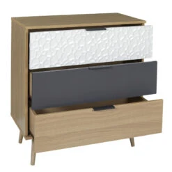 Commode 3 Tiroirs Scandinave Sven -ATMOSPHERA || Intex || Demeyere Soldes commode 3 tiroirs scandinave sven 2