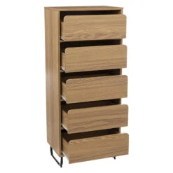 Commode 5 Tiroirs 120 Cm Filo 5Five -ATMOSPHERA || Intex || Demeyere Soldes commode 5 tiroirs 120 cm filo 5five 1